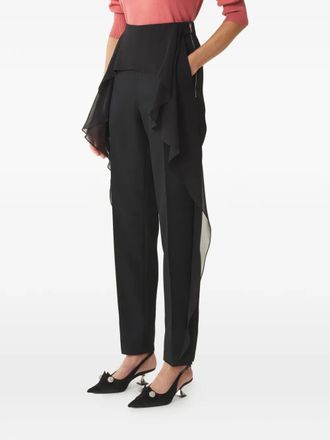Lanvin Trousers With Ruffles