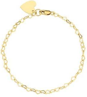 Set & Stones Mandy Heart Bracelet in Gold at Nordstrom, Size 7