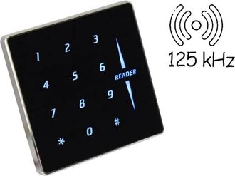 OEM Lector De Control De Acceso Con Tarjeta Rfid Y Contrase&ntilde;a, 125 Khz, Wiegand 26/34, Cc 9v-16v, Elegante Secureentry-ac800lf