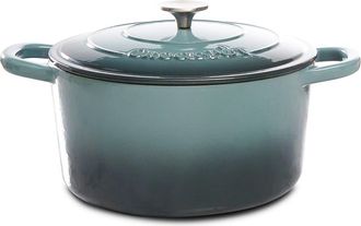 Crock-pot 7 Quart Round Cast Iron Dutch Oven in Grey at Nordstrom