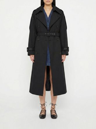 Sportmax Double-Breasted Trench Coat
