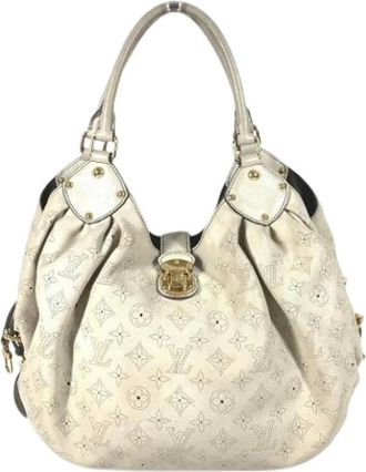 Louis Vuitton Pre-owned Handbags, female, White, Size: ONE SIZE Pre-owned Mahina Handbag