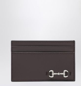 Gucci Cocoa Cardholder With Horsebit