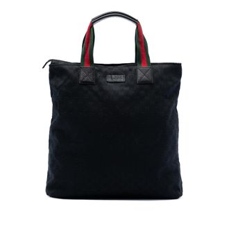 Gucci Tweedehands Gg Canvas Web Tote