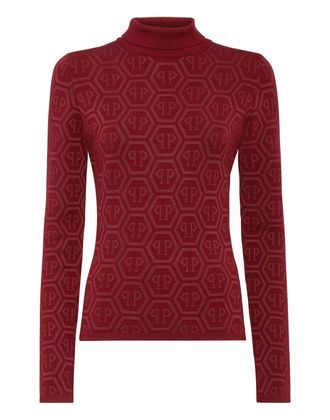 Philipp Plein Knitted Turtleneck Monogram