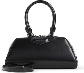 Givenchy Mini Antigona Stijl Handtas - Dames - Handtassen - Zwart - ONE Size - Tassen