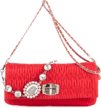 Miu Miu Iconic Crystal Cloqu&eacute; Schoudertas