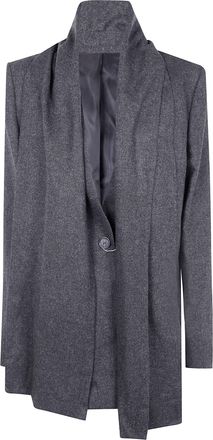 Toteme Viscose Wool Scarf Blazer