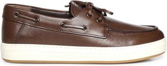 Hogan H668 Moccasin - Heren - Bootschoenen - Bruin - 43 EU - Leer - Schoenen
