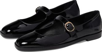 Stuart Weitzman Loralei Mary Jane Womens Flat Shoes Black : 8.5 M, Leather/Rubber
