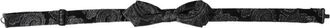Dolce & Gabbana Verstelbare Zijden Jacquard Heren Vlinderdas - Heren - Accessoires - Zwart - ONE Size - Accessoires
