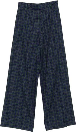 Dries Van Noten Dames, Broeken, Blauw, Maat: 2XS