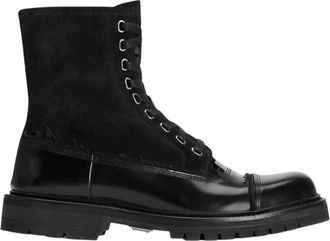 Dolce & Gabbana Black Ankle Combat Boots