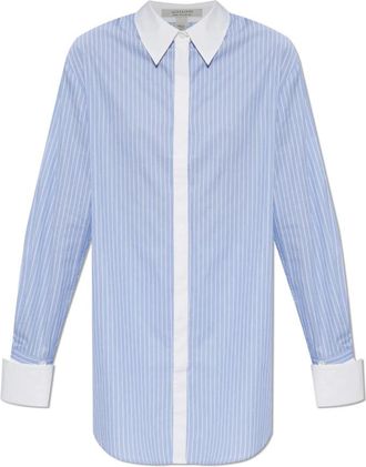 AllSaints Overhemden, Dames, Blauw, S, Katoen, Dress Albert