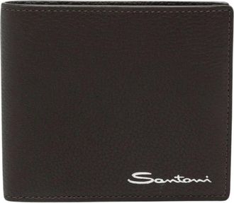 Santoni P Foglio Con P Carte Siwt 50 - Heren - Portefeuilles - Bruin - ONE Size - Accessoires