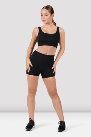 Bloch Apex Teen BLOCHeverhold Pocket Short, Black