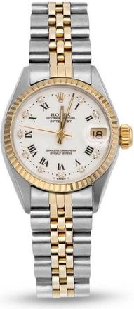 Rolex Pre-owned Rolex Datejust Automatic Chronometer White Dial Ladies Watch 79173 WRJ