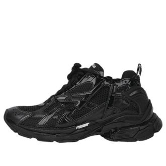 Balenciaga (WMNS) Balenciaga Runner Sneakers Black Mesh and Nylon 656063W3RA11000