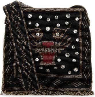 Valentino Garavani Embellished Fabric Crossbody Bag