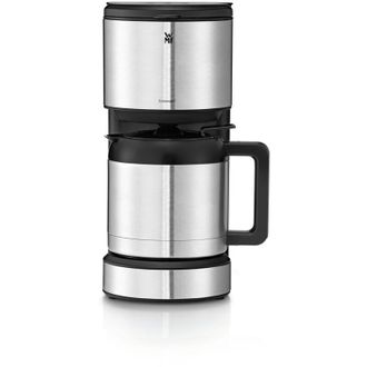 WMF Wmf Stelio - Cafetera Aroma De 1000 W Con Jarra T&eacute;rmica De 1 L Para 8 Tazas E Indicador De Nivel De Agua En El Exterior, Acabados De Acero Inoxidable 