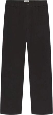 Frame Denim Relaxte Katoenen Broek - Heren - Wijde Broeken - Zwart - L - Katoen - Broeken