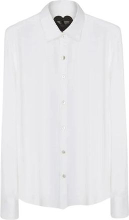 Roberto Ricci Design Stijlvolle Shirt voor Mannen - Dames - Overhemden - Wit - XL - Overhemden