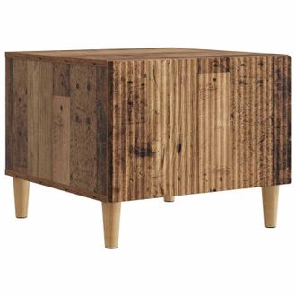 vidaXL Mesa De Caf&eacute; Con Caj&oacute;n Madera Envejecida 49 X 50 X 40 Cm Vidaxl