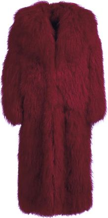 Wanan Luxury Cappotto Rouselin Borgogna in Mongolia-Donna