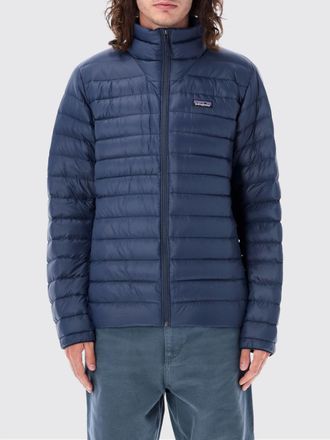 Patagonia Quilted Water-Repellent Recycled Nylon Down Jacket with High Neck