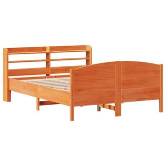 Berkfield Home Decorative Bed Frame without Mattress Wax Brown 160x200 cm Solid