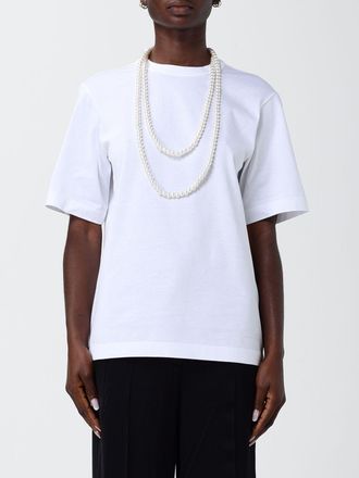 Carven T-shirts in cotone con perle
