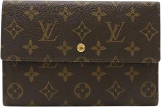 Louis Vuitton Pre-owned Wallets, female, Brown, Size: ONE SIZE Pre-owned Canvas Wallet