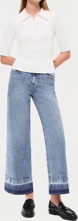 Jonathan Simkhai Jude Wide Leg Jean In Sherwood