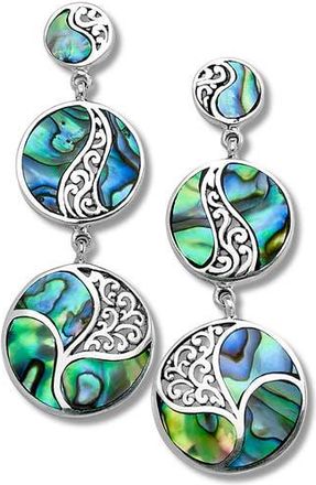 Samuel B. Graduated Drop Earrings in Blue And Green at Nordstrom Rack