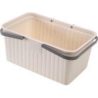 OEM Cesta De Almacenamiento Para Ba&ntilde;o Con Tapa - Cesta De Ducha Port&aacute;til De Pl&aacute;stico, Ideal Para El Ba&ntilde;o Y La Residencia Estudiantil - Crezuo