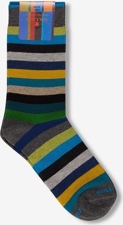Gallo Gestreifte Socken aus Baumwolle