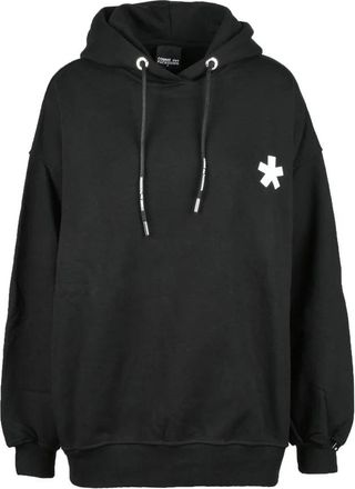 Comme des Fuckdown Black Hooded Cotton Sweatshirt