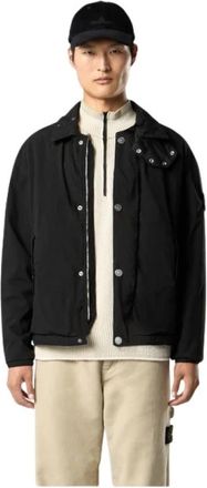 Stone Island Light Compact Touch Poly-TC Coach Jacket - Heren - Zomerjassen - Zwart - XL - Polyester - Jassen