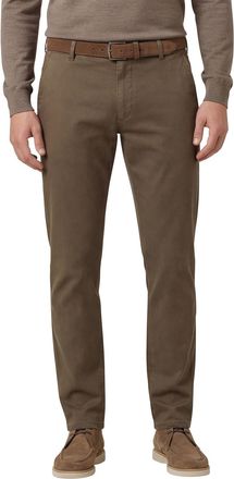 Meyer New york flatfront broek bruin katoen