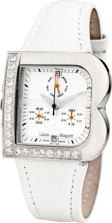 Laura Biagiotti Leather Dress Womens Watch