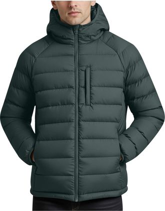 Generic Mens Padded Jacket Warm Puffy Coats Soft Full Zip Thermal Waterproof Jackets Quilted Windproof Insulated Coats Lightweight Puffer Jacket for Hiking Ca