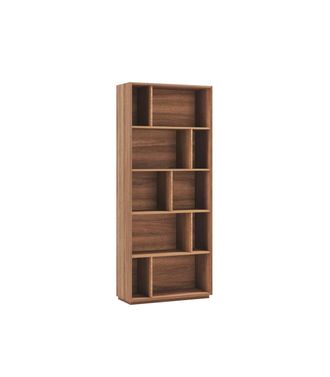 HERDASA Herdasa - Estanter&iacute;a 5 Alturas Modelo 545 Acabado Nogal Claro. 191 Cm(alto), 80 Cm(ancho), 32 Cm(fondo)