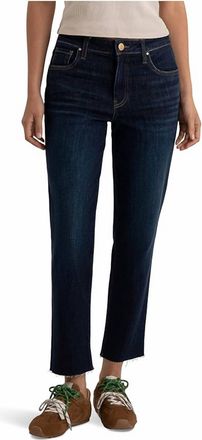 Kut from the Kloth Reese High Rise Fab Ab Ankle Straight Leg Jeans In Courageously