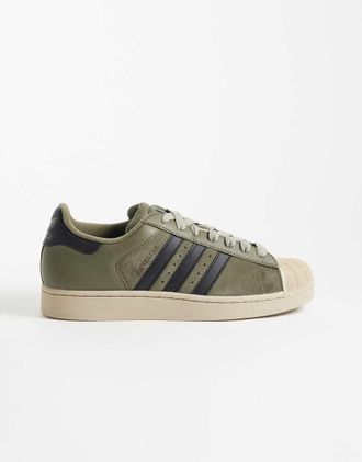 adidas Originals Superstar II - Sneakers kaki e nere-Nero