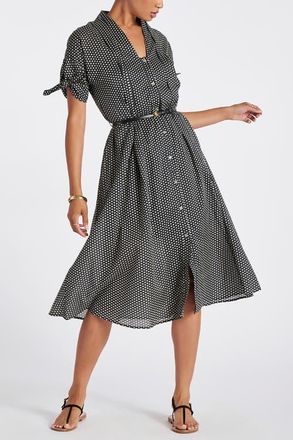 Bishop + Young Serena Shirt Dress in Coastal Print at Nordstrom, Size X-Small
