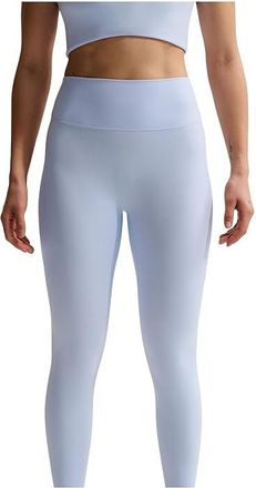 Nike Zenvy Gentle-Support High-Waisted 7/8 Leggings Womens Workout Hydrogen Blue/Cool Grey : LG (US 12-14), Elastane/Nylon