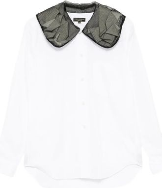Comme Des Gar&ccedil;ons cotton shirt - White