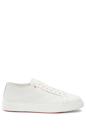 Santoni Bottalata Leather Sneakers