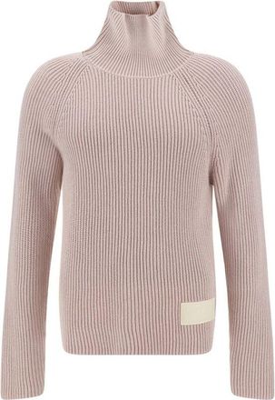 Ami Multicolor Cotton Mens Turtleneck
