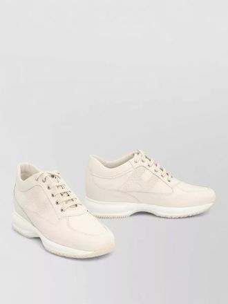 Hogan interactive low top sneakers leather mesh sole